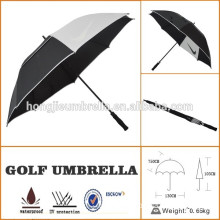 2017 Metal Loop Hold the Tips Golf Promotion Umbrella Black fiberglass frame